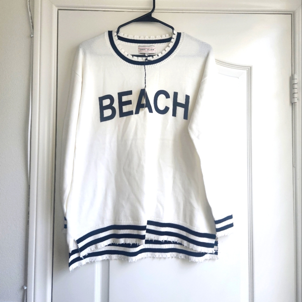Caryn Vallone Beach Sweater S